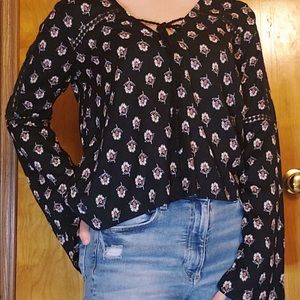 Abercrombie and Fitch loose floral top